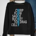 Chirp Flow Sauce Bucket Toe Drag Celly Hockey Sweatshirt Gifts for Old Women