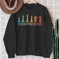 Choose Your Weapon Chess For Chess Lover Sweatshirt Gifts for Old Women