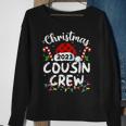 Christmas 2023 Cousin Crew Family Santa Hat Xmas Pajama Sweatshirt Gifts for Old Women