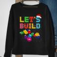 Christmas Let's Build Master Builder Block Brick Building Sweatshirt Gifts for Old Women