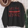 Christmas Let's Get Hygge Winter For Xmas Stockings Sweatshirt Gifts for Old Women