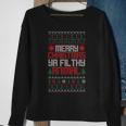 Christmas Merry Xmas Ya Filthy Animal Meme Lol Ugly Xmas Sweatshirt Gifts for Old Women