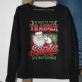Christmas Personal Trainer Gym Workout Exercise Santa Claus Sweatshirt Gifts for Old Women