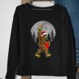 Christmas Sasquatch Rock Roll Carrying Bag Bigfoot Sweatshirt Gifts for Old Women
