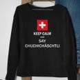 Chuchichäschtli Swiss Swiss German Black Sweatshirt Geschenke für alte Frauen