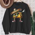 Cinco De Mayo Dabbing Taco Mexican Sombrero Sweatshirt Gifts for Old Women