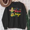 Cinco De Mayo Drinko De Mayo Music Lover With Mustache Sweatshirt Gifts for Old Women