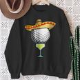 Cinco De Mayo Golf Ball With Sombrero And Margarita Golfer Sweatshirt Gifts for Old Women