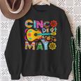 Cinco De Mayo Mexican Taco Guitar Fiesta Cinco De Mayo Sweatshirt Gifts for Old Women