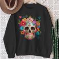 Cinco De Mayo Sugar Skull Day Of The Dead Mexican Fiesta Sweatshirt Gifts for Old Women