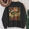 Cinco De Mayo Vintage Mexican Chilli Peppers Style Sweatshirt Gifts for Old Women
