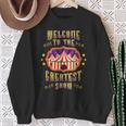 Circus Staff Welcome To The Greatest Show Carnival Birthday Sweatshirt Gifts for Old Women