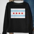 City Of Chicago Illinois Flag Windy City Sweatshirt Gifts for Old Women