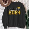 Class Of 2024 Mastered It College Masters Degree Graduation Sweatshirt Gifts for Old Women