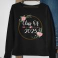 Class Of 2025 Senior 2025 Cute Arrow Flowers For Girls Women Sweatshirt Gifts for Old Women