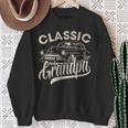 Classic Grandpa Saying Car Lover Dad Papa Grandpa Sweatshirt Gifts for Old Women