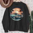 Classic Muscle Car Retro Vintage Style Sweatshirt Gifts for Old Women