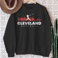 Cleveland Baseball Vintage Minimalist Retro Baseball Lover Sweatshirt Gifts for Old Women