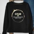 Cleveland Ohio Solar Eclipse 8 April 2024 Souvenir Sweatshirt Gifts for Old Women