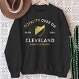 Cleveland Ohio Total Solar Eclipse Totality April 8 2024 Sweatshirt Gifts for Old Women