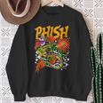 Colorful Phish-Jam Tie-Dye For Fisherman Fish Graphic Sweatshirt Gifts for Old Women