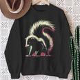 Colorful Skunk Vintage Smelly Skunk Squad Street Cat Lover Sweatshirt Gifts for Old Women