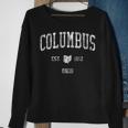 Columbus Ohio Vintage Sports Columbus Oh Sweatshirt Gifts for Old Women