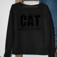 Construction Machines Cat I Love Diesel Power Driver Machineist Sweatshirt Gifts for Old Women