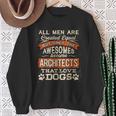 Cool ArchitectArchitect That Love Dogs Sweatshirt Gifts for Old Women