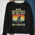 Cool Cycling Art For Men Grandpa Bicycle Riding Cycle Racing Sweatshirt Gifts for Old Women