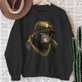 Cool Gorilla Rapper Hip Hop Gangster Sweatshirt Geschenke für alte Frauen