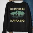 Cool Kayaking Art For Men Women Kayak Paddle Boating Kayaker Sweatshirt Gifts for Old Women