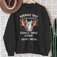 Coole Opas Hören Heavy Metal Sweatshirt Geschenke für alte Frauen