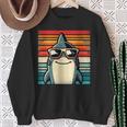Cooler Retro Hai In Sonnenbrille 70Er 80Er 90Er Lustiger Hai Sweatshirt Geschenke für alte Frauen