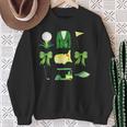Coquette Bow Masters Golf Tournament Graphic Golfing Golfer Sweatshirt Gifts for Old Women