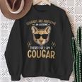Cougars Are Awesome Cougar Lover Animal Sweatshirt Gifts for Old Women