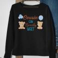 Cousin Can Bearly Wait Bear Gender Neutral Boy Baby Shower Sweatshirt Gifts for Old Women