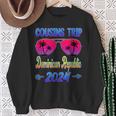 Cousins Trip Dominican Republic 2024 Glasses Cousin Matching Sweatshirt Gifts for Old Women