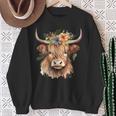 Cow Scottish Highland Cow Western Wear Highland Cow Sweatshirt Gifts for Old Women