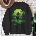 Cowboy Horseback Riding Saloon Gunfight Sheriff Sweatshirt Gifts for Old Women