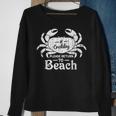 If Crabby Please Return To Beach Summer Break Graphic Sweatshirt Gifts for Old Women