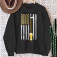 Craft Beer American Flag Usa 4Th July Alcohol Brew Brewery Sweatshirt Gifts for Old Women