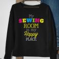 Craft Knitting Sewing Room Pattern QuiltingSweatshirt Gifts for Old Women