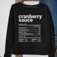 Cranberry Sauce Nutrition Facts Thanksgiving Costume Sweatshirt Gifts for Old Women