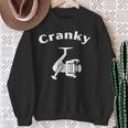 Crankbait Fishing Lures Cranky Terrible Cycling Sweatshirt Gifts for Old Women