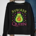 Cute Avocado Queen Vegan Heart Sweatshirt Geschenke für alte Frauen
