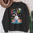 Cute Bunny Eggs Easter Camping Happy Easter Day 2024 Sweatshirt Gifts for Old Women