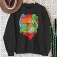 Cute Dinosaur Dinosaurs Prehistoric Dinos Sweatshirt Geschenke für alte Frauen