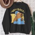 Cute Nap Capybara Pyjamas Nappybara Sweatshirt Geschenke für alte Frauen