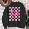 Cute Pink Taylor First Name Personalized Birthday Sweatshirt Gifts for Old Women